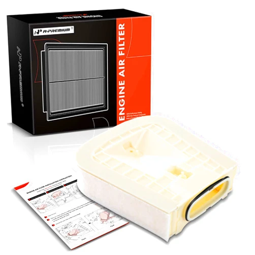 A-Premium Engine Air Filter Compatible with Porsche Cayenne 2019-2023, Macan 2024 & Audi Q8 2019-2023, RS Q8 2020-2024, SQ7 2020-2024, SQ8 2020-2023, 2.9L 3.0L 4.0L, Replace# 95813384300