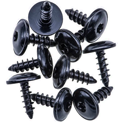 Rexka 10pcs T25 Fender Liner Splash Shield Bumper Cover Self Tapping Torx Screw Compatible with N90974701 Volkswagon Audi Porsche