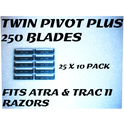 Personna Twin Pivot Plus - 250 Blades (25 x 10 Bulk Pack)