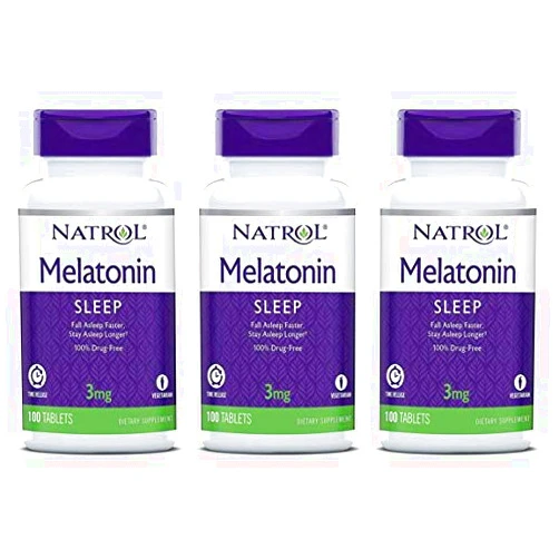 Natrol Melatonin Time Release Tablets, 3 Count 3-PACK