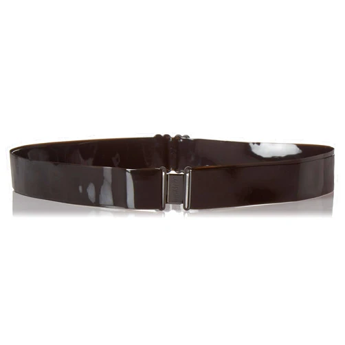 Isabelt Women's WIDE Magnetic Flat Black Belt, Black, One Size