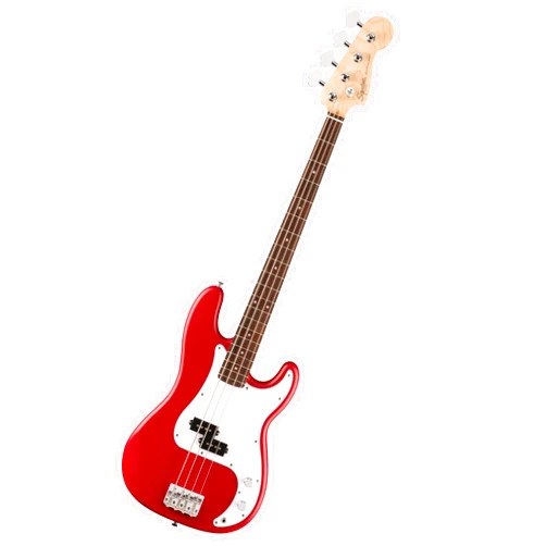 Fender Squier Debut Series Precision Bass Guitar, Beginner Guitar, with 2-Year Warranty, Includes Free Lessons, Dakota Red with Matte Finish