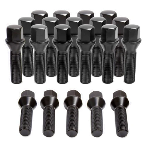 SUCOSO 20pcs M14x1.25 Extended Lug Bolts for 328i I3 335i I8 M2 M3 M4 M5 F80 F10 X2 X4 X6 Mini,40mm Shank Length Tuner Conical Seat Aftermarket Wheel Lug Bolts for BMW Series(NOT OEM)