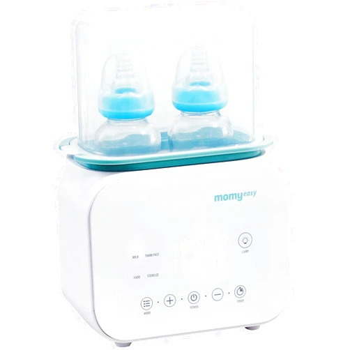 MOMYEASY Bottle Warmer, Fast Baby Bottle Warmer for Breastmilk Formula, 7-in-1 Food Heater&Breast Milk Defrost with LCD Display, Baby Formula Warmer for All Bottles with 24H Temperature Control