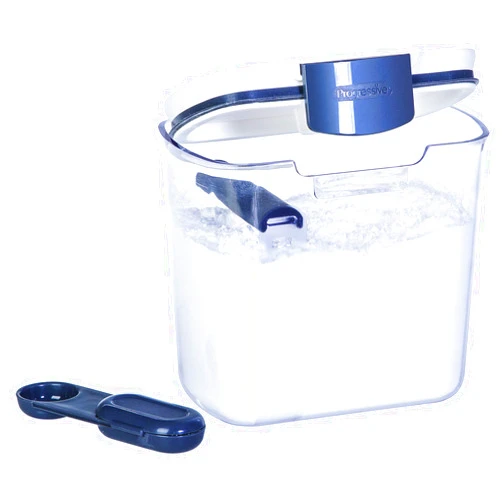 ProKeeper Progressive ProKeeper 1.4-Quart Airtight Powdered Sugar Storage Container – Grey, BPA-Free Plastic