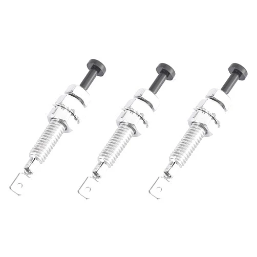 X AUTOHAUX 3pcs Adjustable Door Pin Switch Car Auto Engine Trunk Bonnet Alarm Security Hood Screw Universal