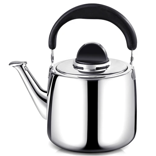 M-MAX Tea Kettle - 4QT Whistling Tea Pots for Stove Top - Food Grade Stainless Steel Teapot - Classic Stovetop Kettle with Universal Base, Cool Grip Bakelite Handle