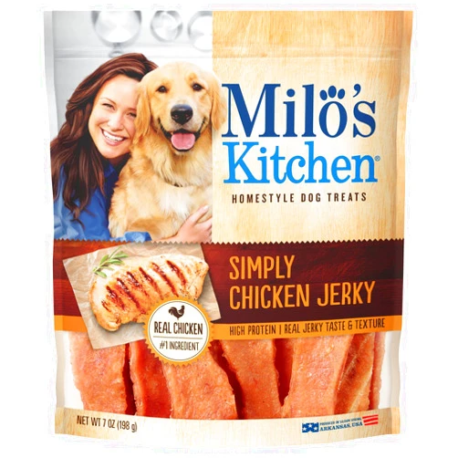Milo'S Kitchen Simply Chicken Jerky Dog Treat, 7 Oz