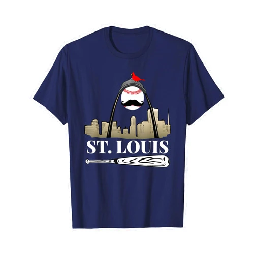 Sport City Tees Saint Louis Tshirt Skyline Design T-Shirt
