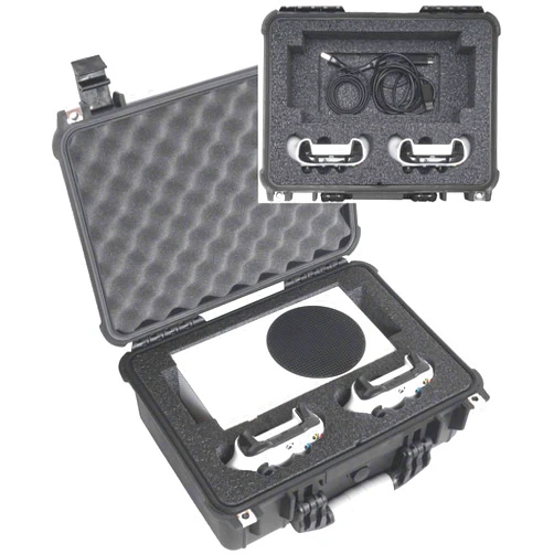 Case Club Pre-Cut Waterproof Hard Case - Fits Xbox Series S, Two Controllers, & Cords - Impact Resistant - Lockable - Laser Cut Foam - Lifetime Warranty (Xbox Series S)
