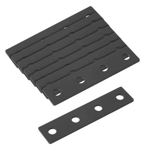 XIHUWZ 8 Pack 4 Hole Flat Plate Connector Fitting Bracket Brace Fit for 1/2