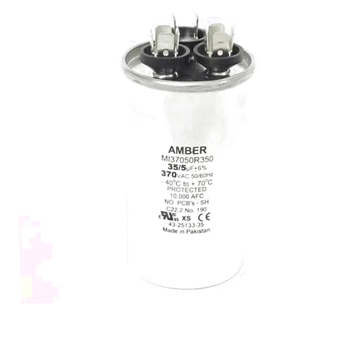 OEM Replm for Rheem 43-101665-44 -Rheem OEM Round Replacement Dual Run Capacitor 35 + 5 UF/MFD 370 Volt