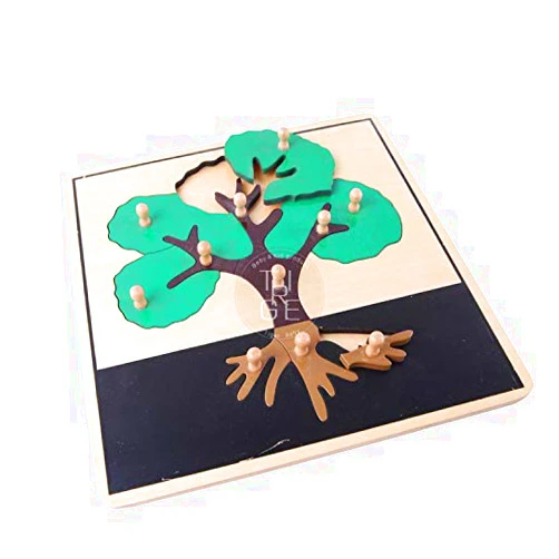 Adena Montessori Tree Puzzle - Montessori Puzzle Early Montessori Toys for 3 Years Old
