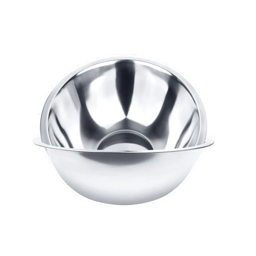 Great Credentials 5 Quart, Set of 2, Mixing Bowls, Stainless Steel, Professional Chef, Commercial Kitchen, 11.5 Inches Diameter, Flat Base