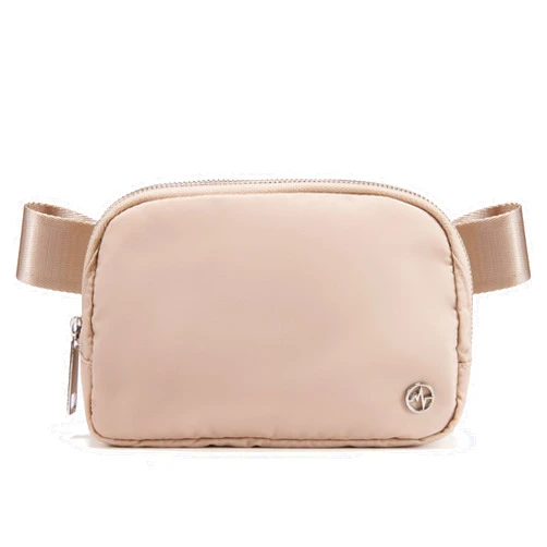 Pander Everywhere Belt Bag for Women, Fashion Waist Packs, Crossbody Bags, Everywhere Belt Bag with Adjustable Strap (Raw Linen).