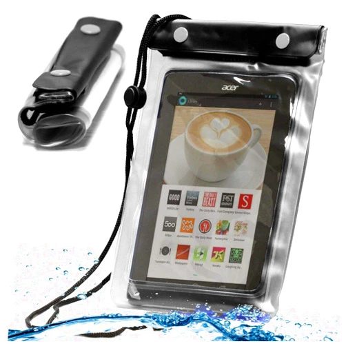 Navitech Black Waterproof Case/Cover Compatible with The Elecost E10.1 Tablet | Fengxiang 10 inch Tablet | Fullwei 10.1Inch Tablet