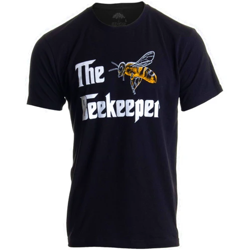Ann Arbor T-shirt Co. The Beekeeper | Bee Keeper Keeping Apiary Cool Funny Joke Tee for Men Women T-Shirt