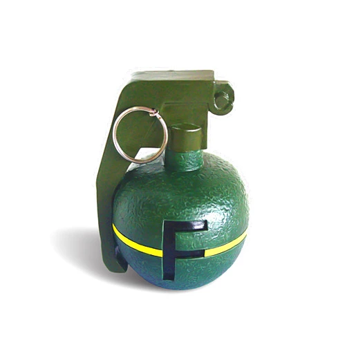 MillMB Initial Bomb Grenade Green Paperweight Humor Decor with Ball Paperweight Functional and Stylish Office Paperweight Gift for Office Co-Worker Boss,Student with Letter Paperweight Desk Decor (F)