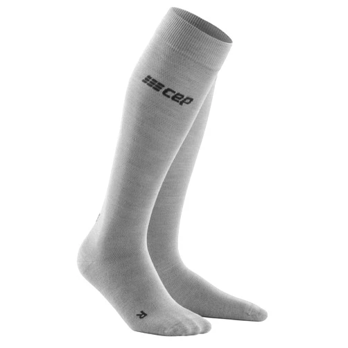 CEP Men's Long Compression Wool Socks - Allday Merino Athletic Long Socks