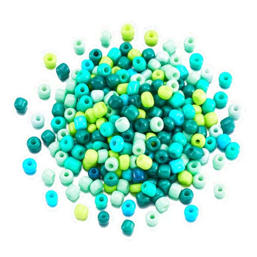 PH PandaHall Pandahall 4mm Seed Beads for Jewelry Making, 2400pcs Green Small Glass Beads 6/0 Glass Seed Beads Tiny Spacer Beads for DIY Crafts Earring Bracelet Necklaces Jewelry Making