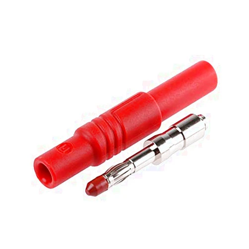 HIRSCHMANN TEST AND MEASUREMENT Safety, Plug, 24A, Screw, Red - 934097101