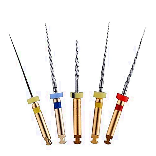 Easyinsmile Dental Endo X3 NITI Engine Files 5PCS Root Canal Taper Rotary Files (25MM)