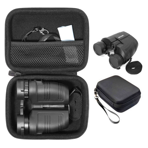 CaseSack Binoculars Case Compatible with 15x25, 12x25, 10x25, 16x21 Binoculars Like Occer, Hontry, Gskyer, SkyGenius, Aurosports, Pentax, Beenate, L-Byakov, Mahauk, Leupold