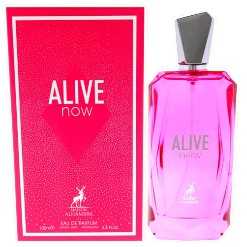 Lattafa Alive Now by Maison Alhambra for Women - 3.4 oz EDP Spray