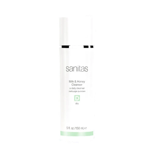 Sanitas Skincare Milk & Honey Cleanser, Rich, Restorative Cleanser, Cleanser for Dry Skin, 5 Ounces