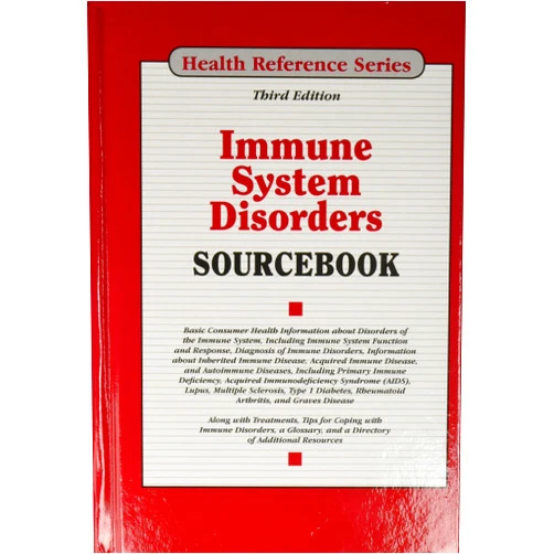 Keith Jones Immune System Disorders Sourcebook, 3rd Ed. (Health Reference Series)