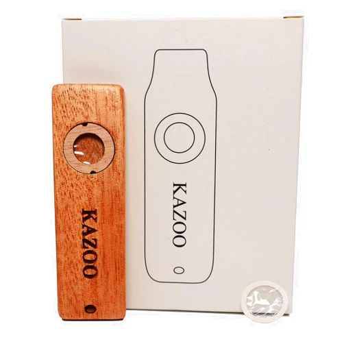 Fartime Wooden Kazoo With Lanyards,Kazoo Flute Diaphragms And A Beautiful Gift Box-Musical Instruments.(Wood color)…