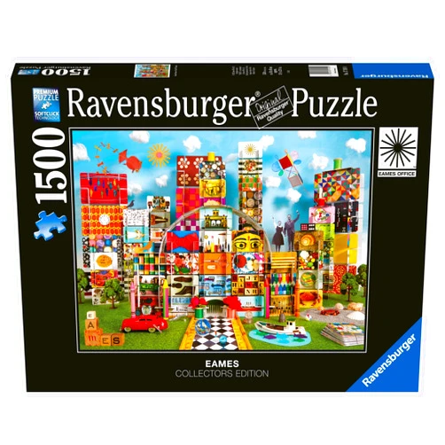 Ravensburger Eames House of Cards Fantasy - 1500 Piece Jigsaw Puzzle for Kids and Adults | Unique Design | Softclick Technology Sustainable Materials | Designed by Renowned Artist