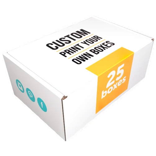 PackSales.com 7x5x3 in. Custom Subscription Boxes (25 Pack) - Branded Packaging with Your Logo for Small Business