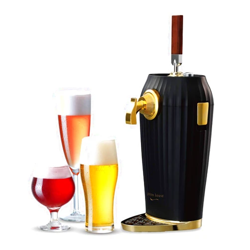 GREEN HOUSE COCKTAIL AND DRAFT BEER DISPENSER - Converts Any Type of Can, Bottle Beer or Juice into Beer Cocktail or Tap Draft Beer with Ultra Fine Foam to keep taste longer.