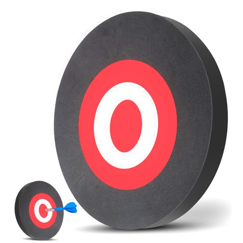 Sumind Round EVA Foam Arrow Target Portable Archery Arrow Moving Hunting Practice Target Lightweight Crossbow Shooting Practice Accessories for Backyard Indoor Outdoor