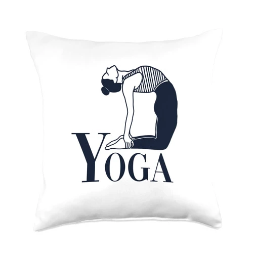 Kundalini Yoga Accessories Gifts for Men Beginners Logo Emblem Ashtanga Hatha Asanas Kundalini Yogi Yoga Throw Pillow, 18x18, Multicolor