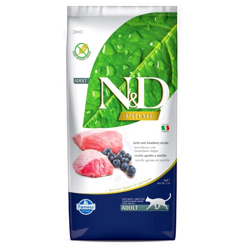 Heads Up For Tails Farmina Natural & Delicious Grain Free Lamb and Blueberry Adult Cat, 11 lb bag