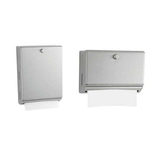 Bobrick B-2620 Surface Mounted Paper Towel Dispenser - Stainless Steel Commercial & Surface-Mounted Paper Towel Dispenser, 10.75 X 4 X 7.13, Stainless Steel