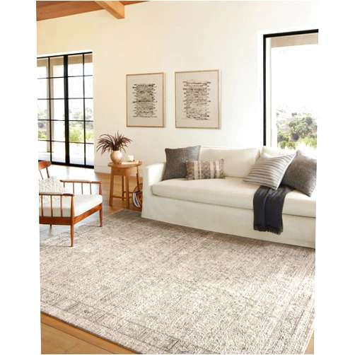 Loloi Amber Lewis Alie Collection ALE-03 Taupe/Dove 2'-3'' x 3'-10'', .13'' Pile Height, Accent Rug