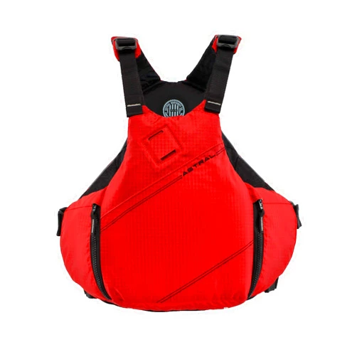 Astral YTV Life Jacket PFD for Whitewater, Tour, Sailing, and Stand Up Paddle Boarding, Cherry Creek Red, Large/X-Large