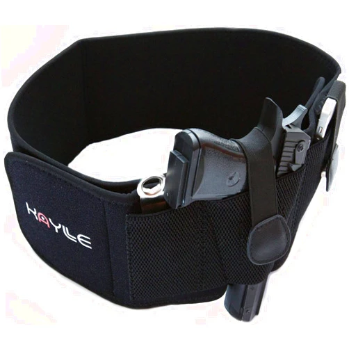 KAYLLE XL Belly Band Holster for Concealed Carry - Neoprene Elastic Inside Waistband Gun Holster - Fits Up 45'' to 55