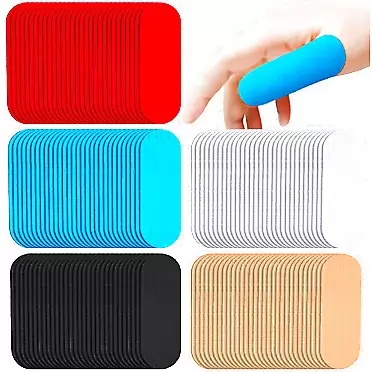 Sratte 150 Pieces Bowling Thumb Tape Bowling Protective Performance Tape Finger Protection Bowlers Accessories Assorted Colors Bowler Thumb Tape Pre Cut Bowling Tape Elastic Bowling Thumb Sock