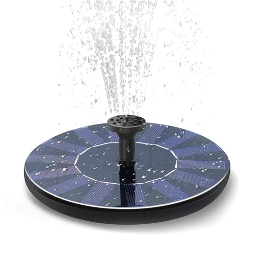 DDcafor Solar Fountain Water Pump for Bird Bath, New Upgraded Mini Solar Powered Fountain Pump 1.5W Free Standing Solar Panel Kit Water Fountain for Garden, Pond, Pool, and Outdoor