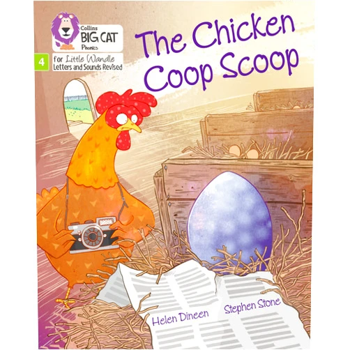 By Helen Dineen (Author), Stephen Stone (Illustrator) Big Cat Phonics for Little Wandle Letters and Sounds Revised – The Chicken Coop Scoop: Phase 4