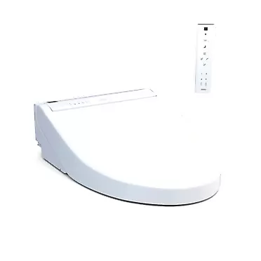 TOTO SW3084#01 WASHLET C5 Electronic Bidet Toilet Seat with PREMIST and EWATER+ Wand Cleaning, Elongated, Cotton White