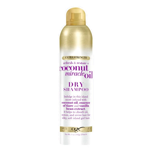 OGX Extra Strength Refresh Restore + Dry Shampoo, Coconut Miracle Oil, 5 Ounce