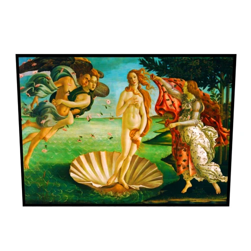 Lost Cabin art & decor Lost Cabin The Birth of Venus by Sandro Botticelli | Print Unframed | Fine Artwork Painting Reproduction | Framed Wall Art Decor Poster | Image: 12x18 No Frame