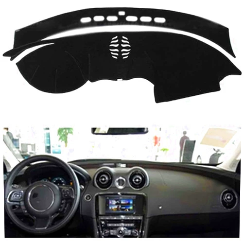 ONNAT Car Dashboard Cover Dash Mat Sun Shade Pad Dash Board Carpet,for Jaguar XJL XJ 2010 2011 2012 2013 2014 2015,Car Centre Console Dashboard Cover Mat