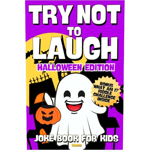 By Womziz (Author) Try Not to Laugh Halloween Edition: Joke Book for Kids: Fun for the Whole Family! Full of Jokes, Riddles and Knock Knock Laughs (Try Not To Laugh Challenge)