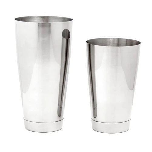 The Art of Craft Boston Shaker Set: Two Piece 18oz and 28oz Weighted Stainless Steel Professional Bartender Cocktail Shaker Tins